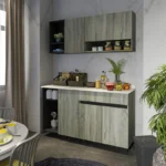 ⁦مطبخ قطعتين خشب كونتر و خشب ام دي اف مستورد⁩ - الصورة ⁦2⁩