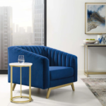 ⁦طقم انتريه خشب زان -اسفج سوفت عالي الكثافة و قماش كتان كويا⁩ - الصورة ⁦3⁩