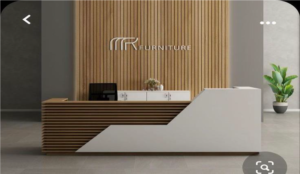 ⁦مكتب استقبال - Reception Counter - خشب MDF اسباني⁩ - الصورة ⁦2⁩