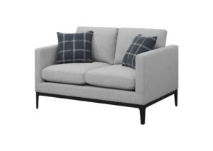 ⁦طقم انتريه خشب زان -اسفج سوفت عالي الكثافة و قماش كتان كويا⁩ - الصورة ⁦3⁩