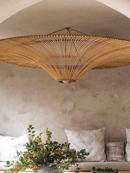 نجفة بامبو طبيعي 150*45