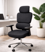 كرسي  Comfort Max  – راحة استثنائية بتقنية Molded Foam  – ظهر المونيوم – متوفر أسود ورصاصي