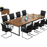 ⁦ترابيزة اجتماعات خشب MDF اسباني مع شاسيه معدن⁩ - الصورة ⁦5⁩