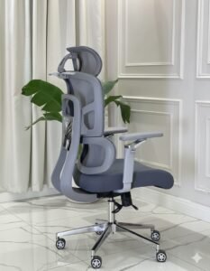 كرسي مكتب مستورد داعم للقطانية و شازلونج وضهر متحرك وهيدريست متحرك