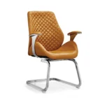 ⁦كرسي مكتب انتظار جلد مستورد عالي الجودة⁩ - الصورة ⁦2⁩