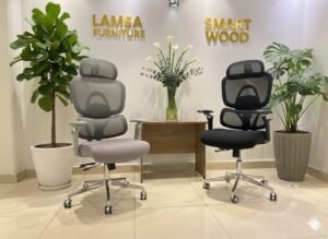 كرسي مدير طبي داعم قطانية متحرك وجميع اجزاءة متحركة (اسود -رصاصي )