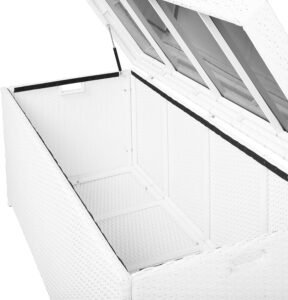 ⁦صندوق تخزين رتان للحديقة⁩ - الصورة ⁦3⁩