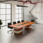 ترابييزة اجتماعات خشب مقاس 120 ×240