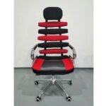 كرسي طيارة مستورد احمر واسود