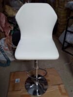 ⁦كرسي بار مودرن جلد هيدروليك | تصميم أنيق بخياطة مميزة⁩ - الصورة ⁦2⁩