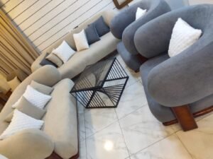 ⁦طقم انترية بندا و خشب زان احمر⁩ - الصورة ⁦4⁩