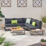 ركنة خارجي اسود ورمادي غامق
