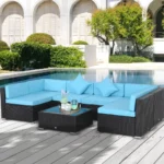 ركنة  خارجي اسود وتركواز