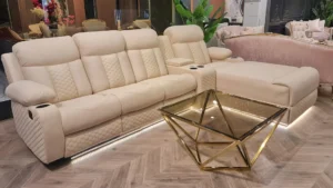 ⁦ركنة ليزي بوي فاخرة خشب زان احمر وميكانزم بضمان 3 سنوات⁩ - الصورة ⁦4⁩