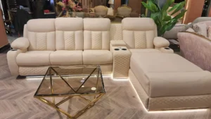 ⁦ركنة ليزي بوي فاخرة خشب زان احمر وميكانزم بضمان 3 سنوات⁩ - الصورة ⁦5⁩