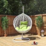 ⁦مرجيحة رتان 1 فرد ابيض⁩ - الصورة ⁦2⁩