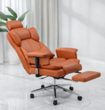 كرسي مكتب فايبر طبي  شازلونج مزود بمساج قاعدة وضهر