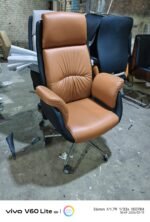 ⁦أفضل كرسي مدير جلد فاخر في مصر 2026 – راحة وأناقة⁩ - الصورة ⁦3⁩