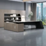 مكتب مدير مودرن فخم رجل مائلة بتصميم معماري 240 سم | شامل سايد جانبي