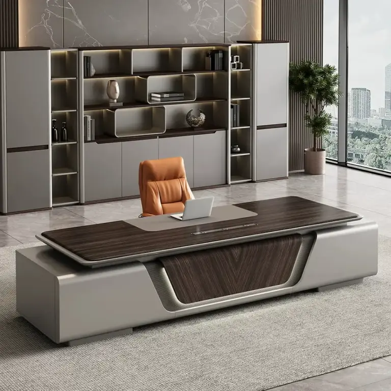 Executive-Writing-Desk-for-President-Office-768x768 مكتب مدير High-End يمنح مكتبك هيبة واحترافية - الصورة 1