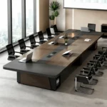 طاولة اجتماعات مودرن VIP 240 سم | طاولة قاعة مؤتمرات فخمة