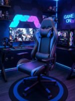 ⁦كرسي جيمنج - أسود وأحمر (Gaming Chair - Black & Red)⁩ - الصورة ⁦2⁩